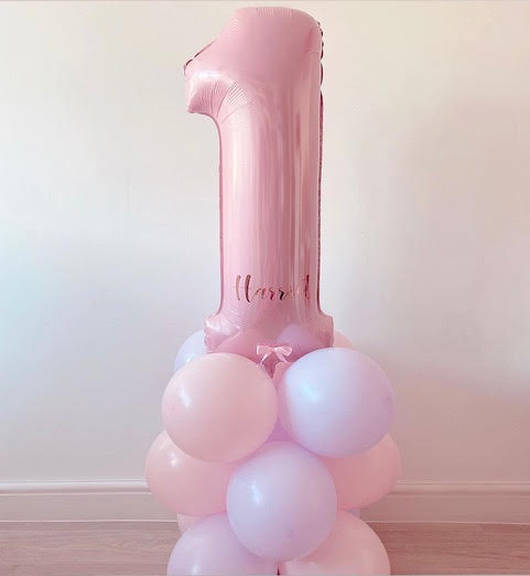 Balloon Stacks with Numbers – First Class Kent Events